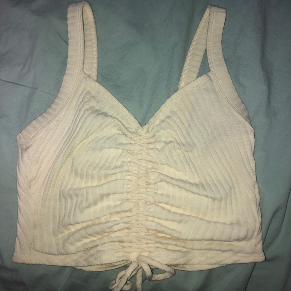Ruched Cropped Cami